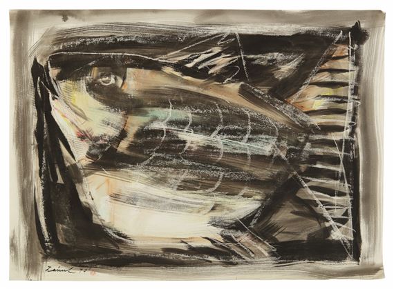UNTITLED (FISH) by Zainul Abedin, Executed in 1970