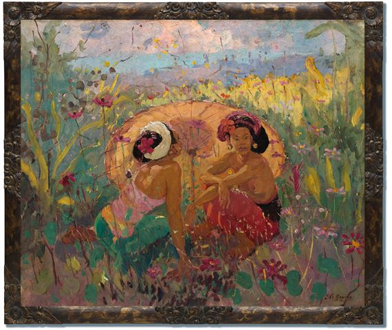 A CONVERSATION IN THE GARDEN