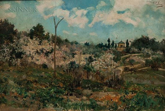 Spanish Landscape by Casimiro Sainz y Sainz, 1878