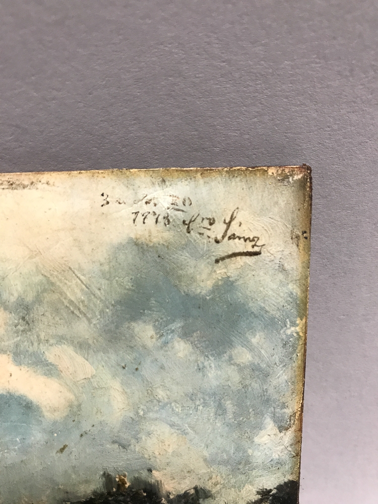 Artwork by Casimiro Sainz y Sainz, Spanish Landscape, Made of Oil on panel