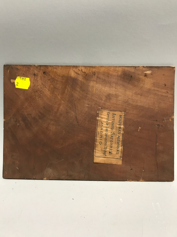 Artwork by Casimiro Sainz y Sainz, Spanish Landscape, Made of Oil on panel