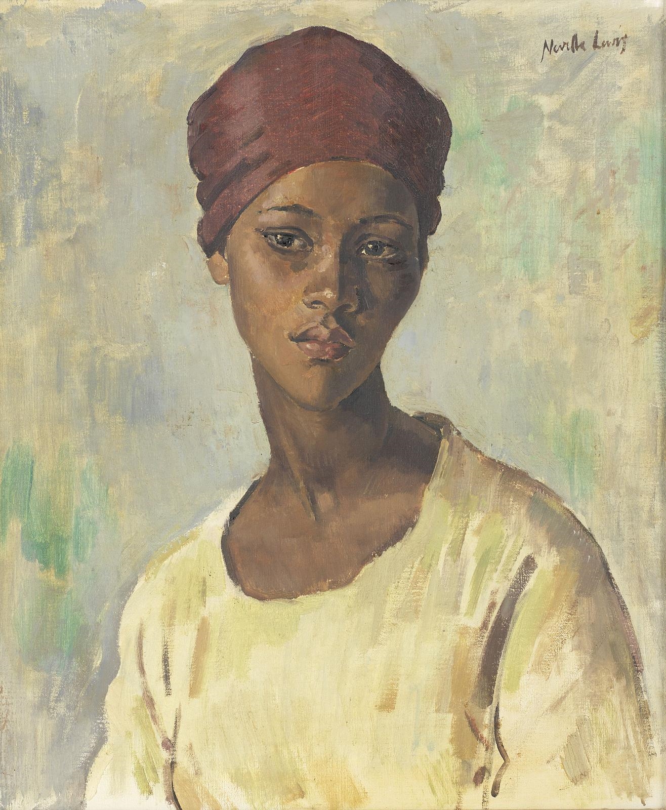 Portrait of a Young Malay Girl by A. Neville Lewis