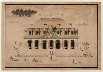 Frankfurt "Die Hauptwache" - Johann Adreas Liebhardt