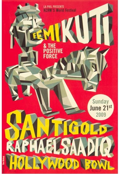 Femi Kuti by Tim Biskup, 2009