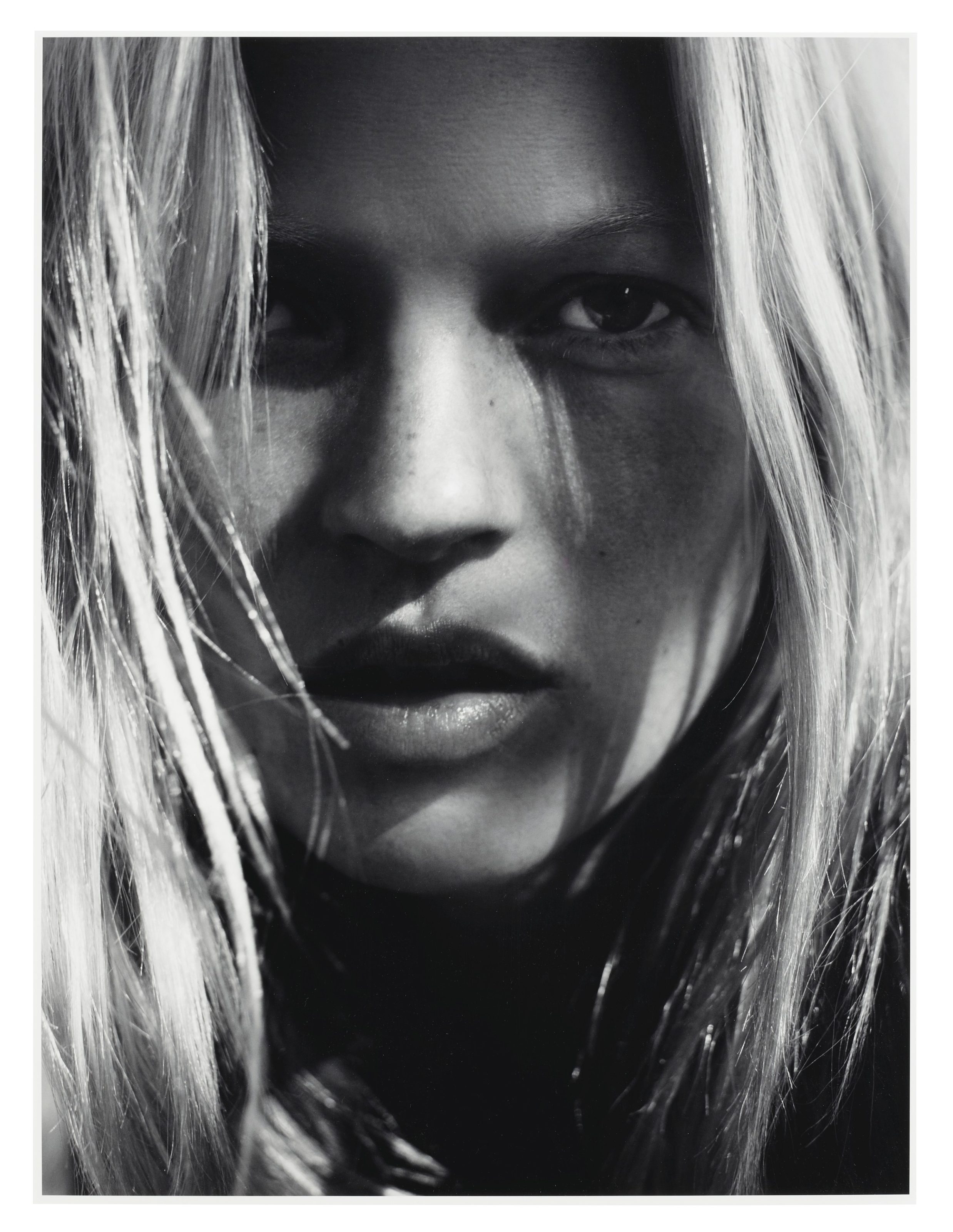 Artwork by David Sims, Kate Moss, for W, Made of archival pigment print