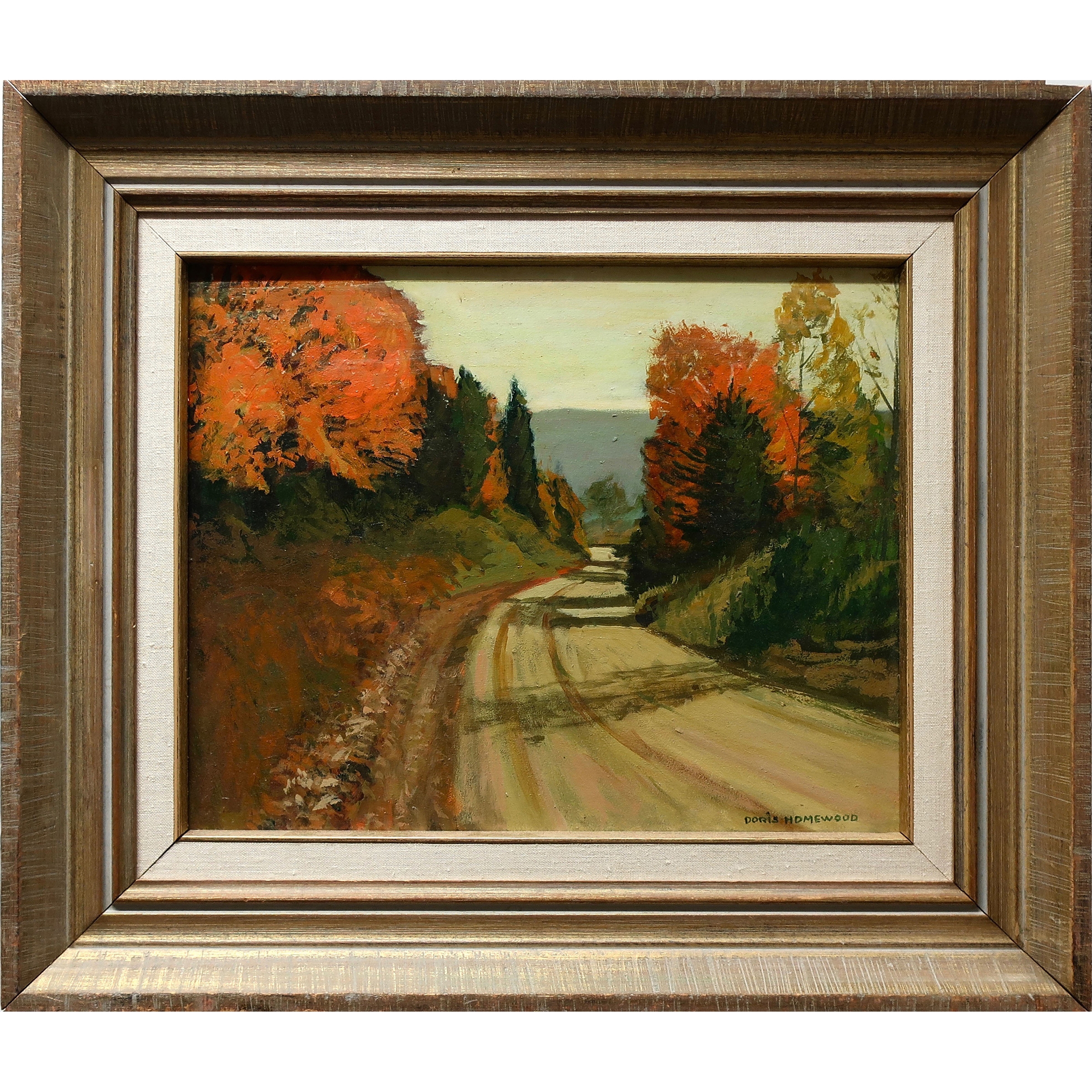 Artwork by Doris Homewood, FALL AFTERNOON, Made of OIL ON MASONITE