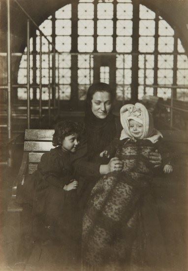 A Tenement Madonna, Ellis Island