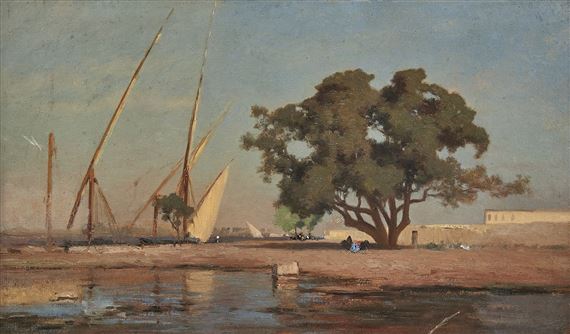 Vue d'Egypte by Louis-Auguste Veillon