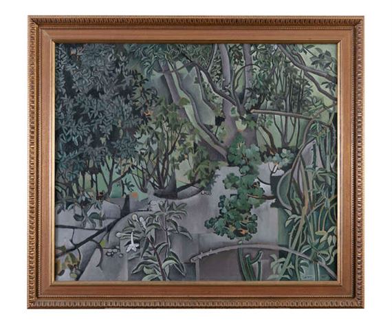 Hatch Street Garden by Patrick Swift, 1951