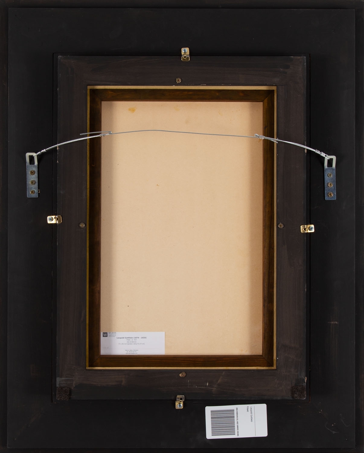 Artwork by Leopold Gottlieb, Half-nude, Made of oil/paperboard