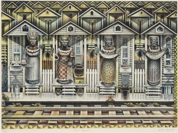Four Seasons by John Biggers, 1990