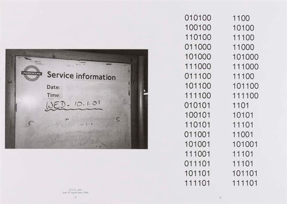 Kalendar by Wolfgang Tillmans, 2001