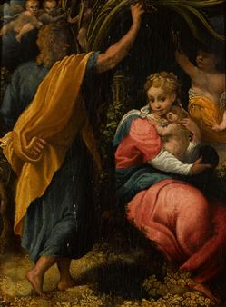 The Rest on the Flight into Egypt - Pomponio Allegri