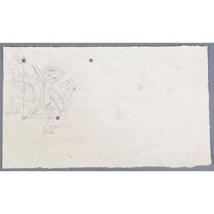 Sketch for Elements by Maurits Cornelis Escher