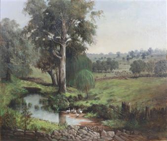 Gambier Landscape - Edwin Henry Derrington