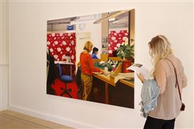 A Woman Sewing: Caroline Walker @ Grimm Gallery, Amsterdam