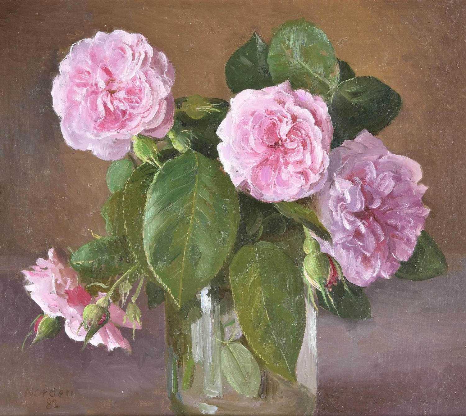 Gerald Norden FantinLatour Roses (82) MutualArt