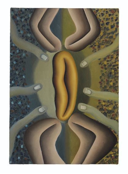 Nugget by Loie Hollowell, 2014, Painted in 2014