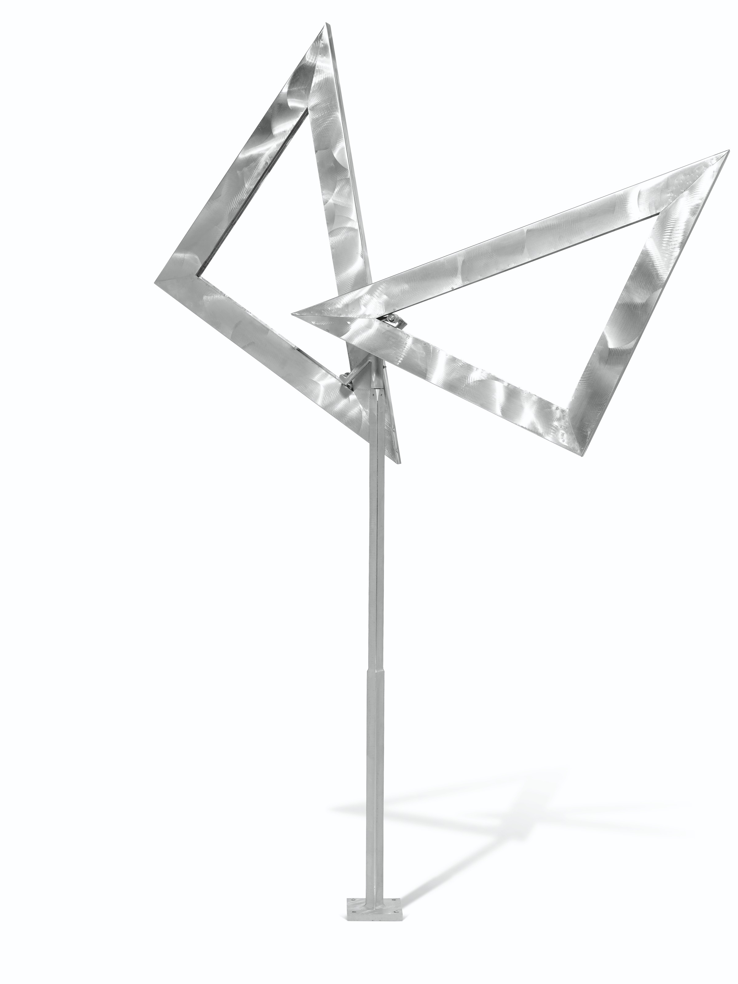 George Rickey | Two Open Triangles Leaning Gyratory II (1984 - 1987 ...