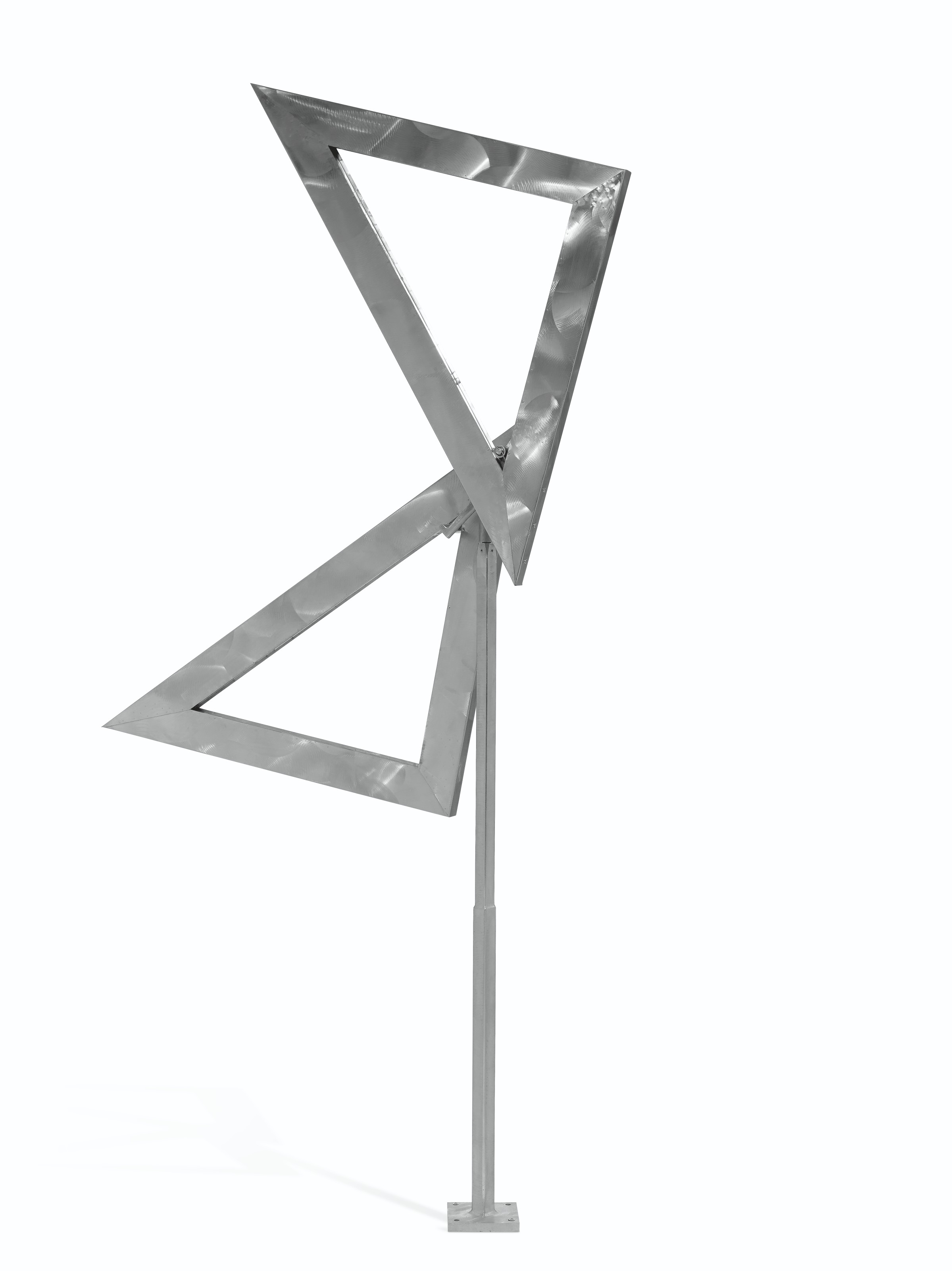 George Rickey | Two Open Triangles Leaning Gyratory II (1984 - 1987 ...