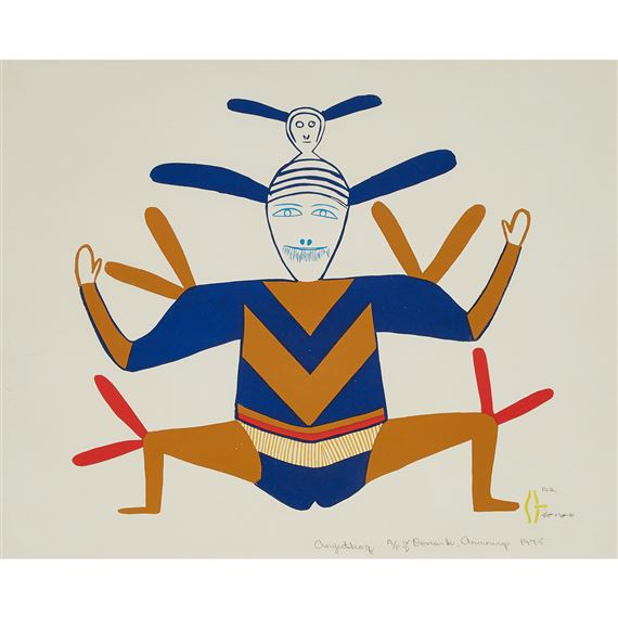 ANGUTKOQ by Jessie Oonark, 1975