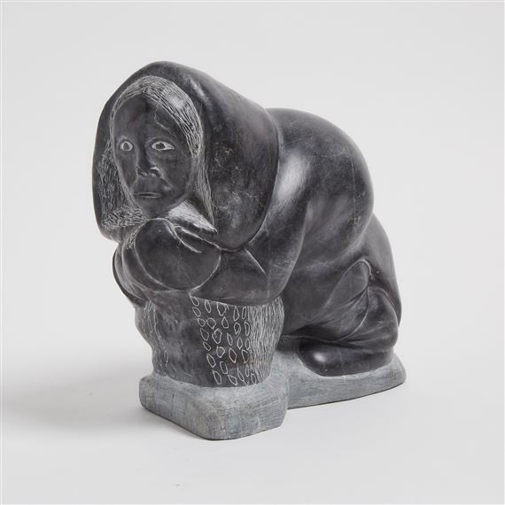 CROUCHING WOMAN by Markusi Kuanana