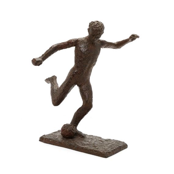 Football player by Knud Nellemose, 1983