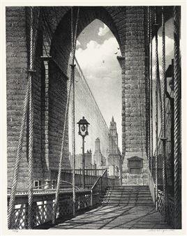 High Arches, Brooklyn Bridge - Stow Wengenroth