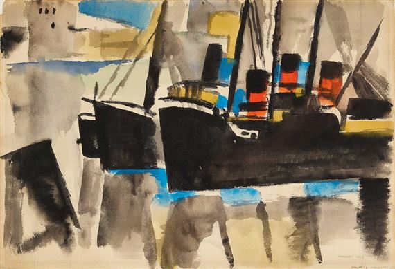Port de Marseille by Gustave Buchet, 1923