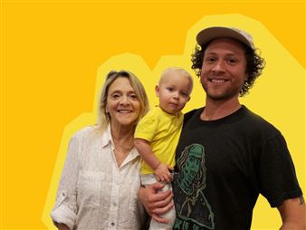 Intergenerational Reciprocity, Sandi and Adam Lovitz on the Show Generations at Davinci Art Alliance