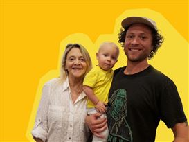 Intergenerational Reciprocity, Sandi and Adam Lovitz on the Show Generations at Davinci Art Alliance