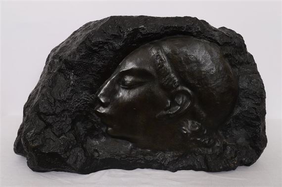 BRONZE "PROFIL DE JEUNE HOMME" by Léon Indenbaum