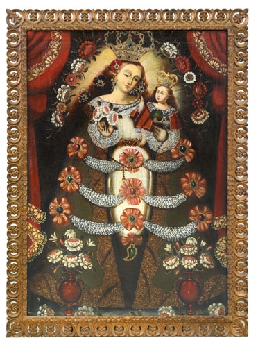 Nostra Signora di Pomata by South American School, 18th Century