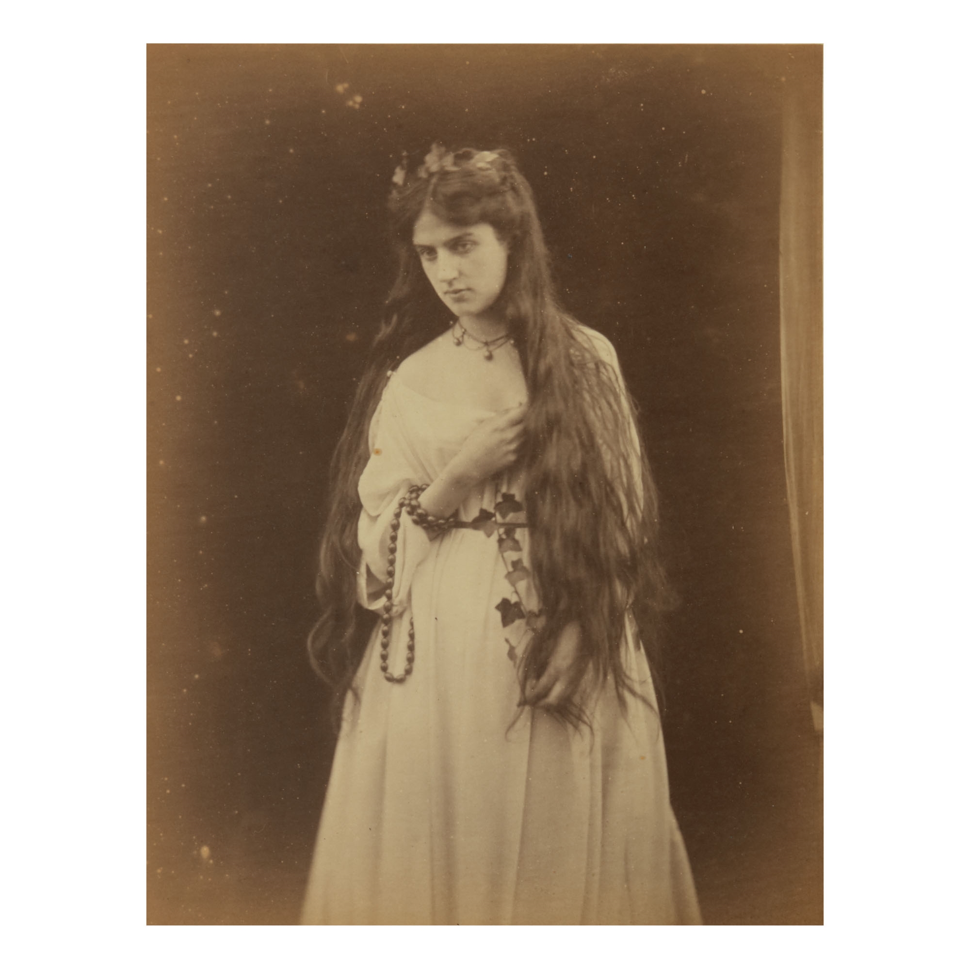 Artwork by Julia Margaret Cameron, MEMORY (MARIE SPARTALI), Made of albumen print