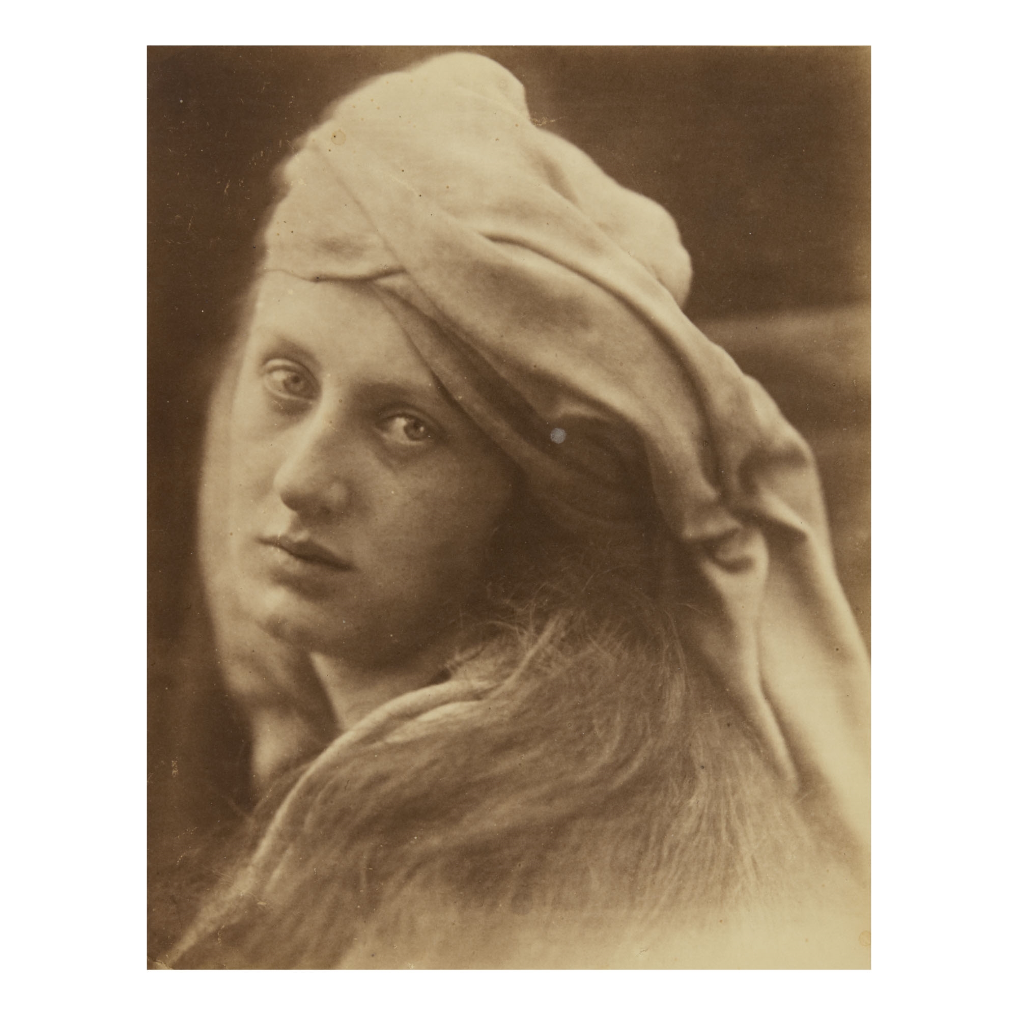 A STUDY OF THE CENCI (MAY PRINSEP) by Julia Margaret Cameron, 1815-1879