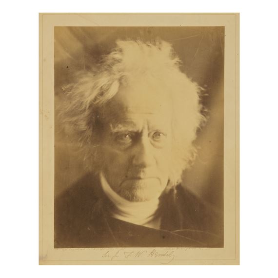 J. F. W. HERSCHEL by Julia Margaret Cameron, 1815-1879