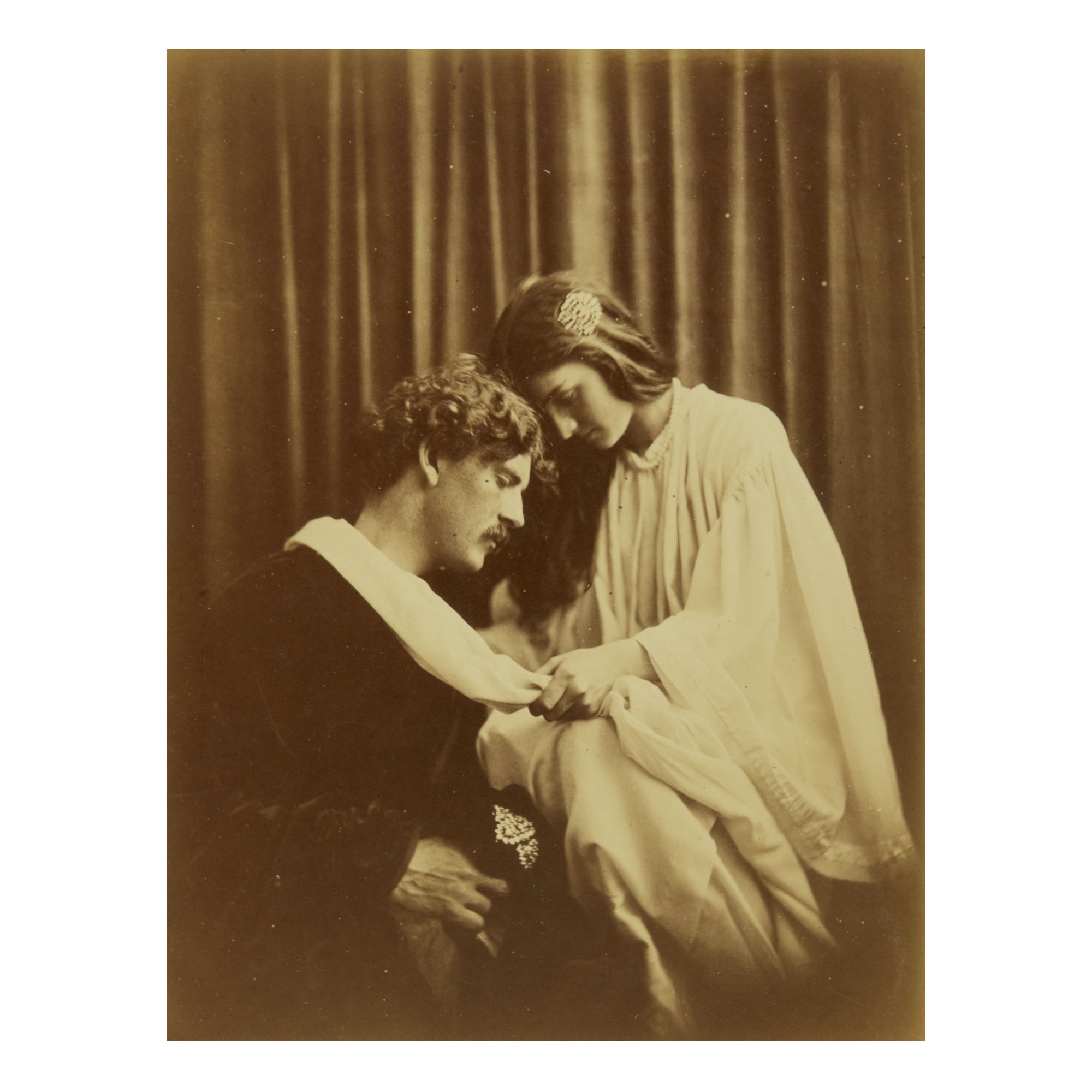 BROWNING'S SORDELLO (HENRY JOHN STEDMAN COTTON AND MARY RYAN) by Julia Margaret Cameron, 1815-1879