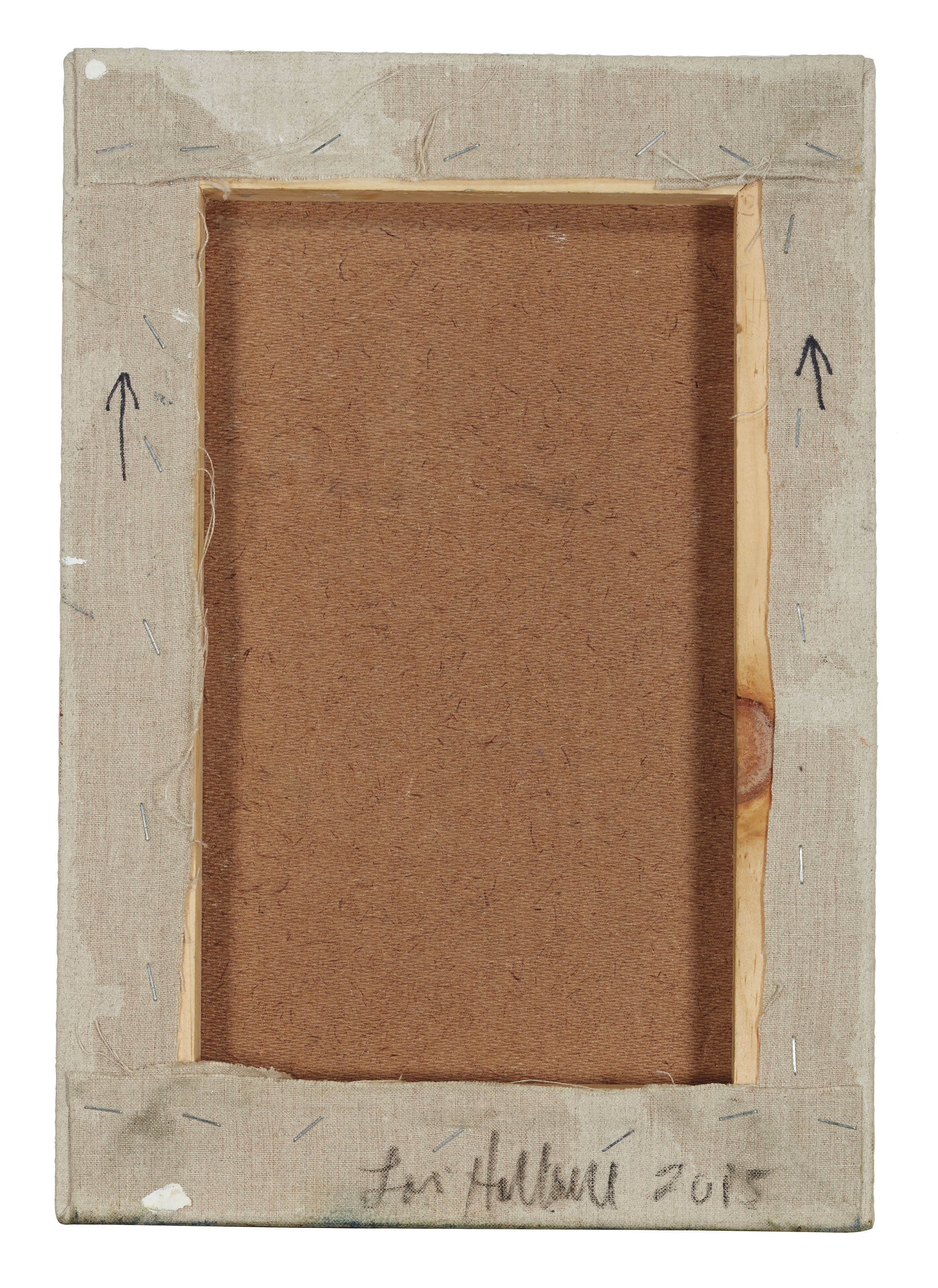 Artwork by Loie Hollowell, Internal External, Made of oil on linen on board