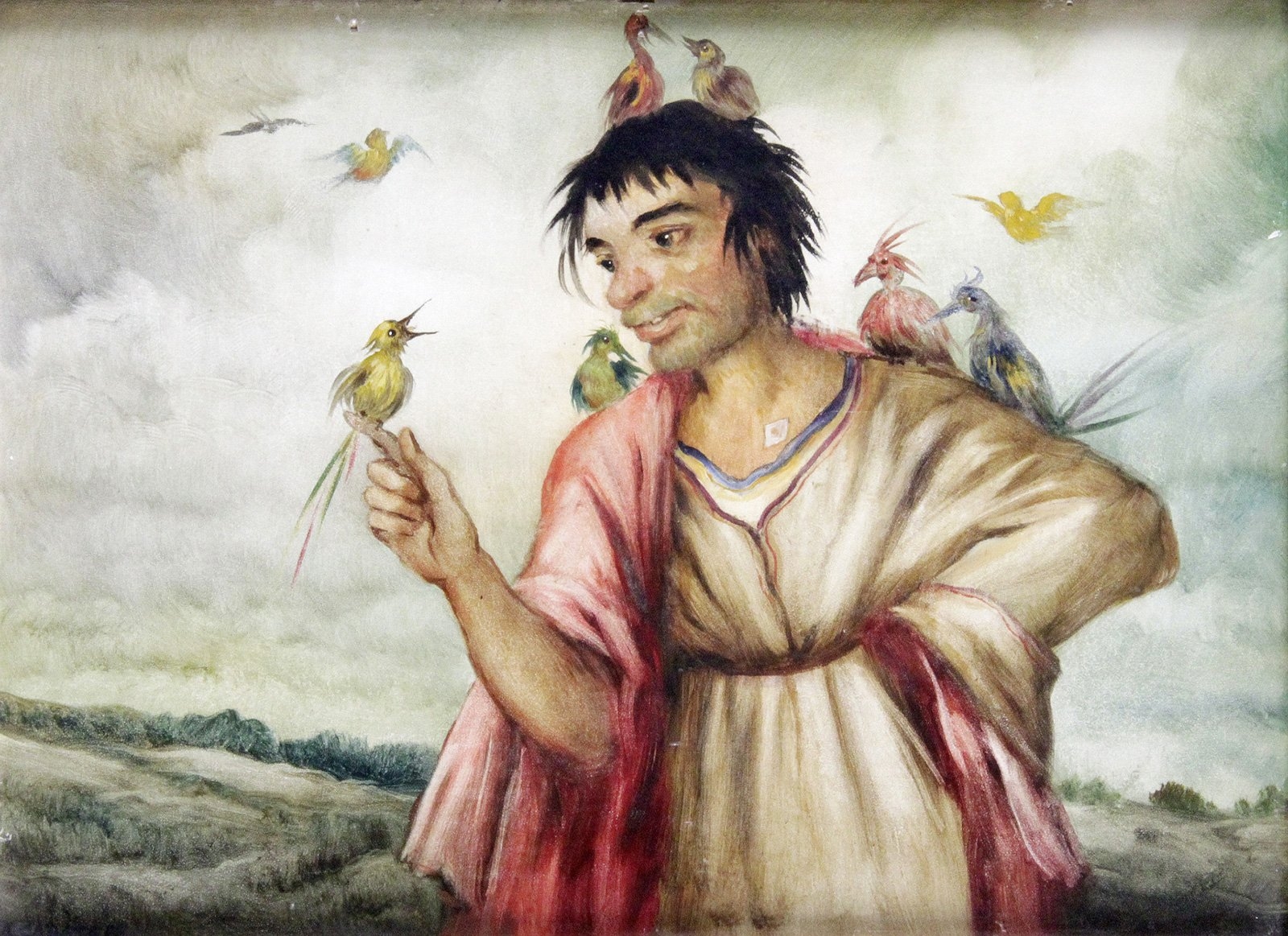 Artwork by Daniel Sabater y Salabert, ’O, Made of Oil on panel