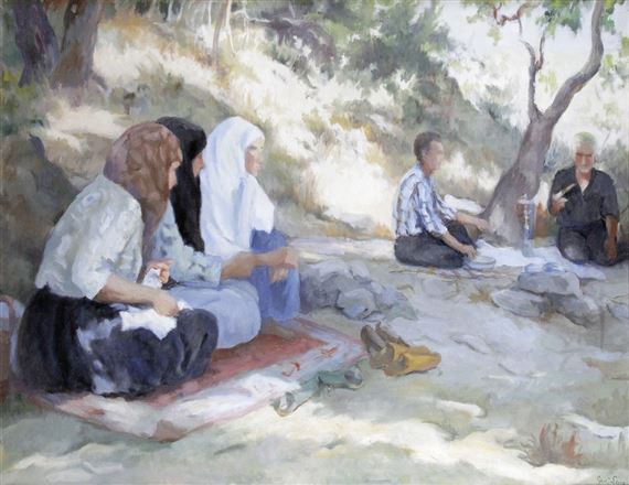 SCÈNE DE VILLAGE AU MAROC by Gen Luis