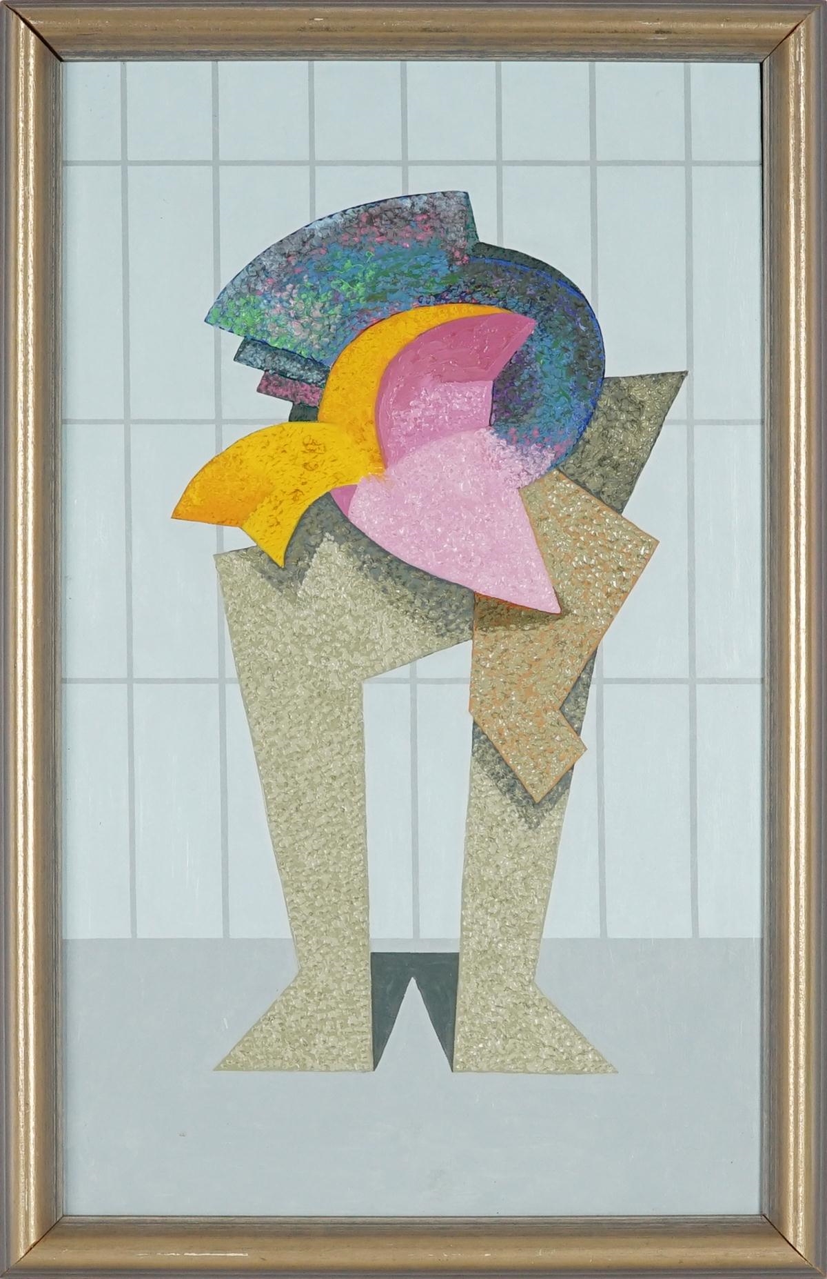 Artwork by Ed van Dijk, Flower Power, Made of oil on board