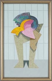 Artwork by Ed van Dijk, Flower Power, Made of oil on board