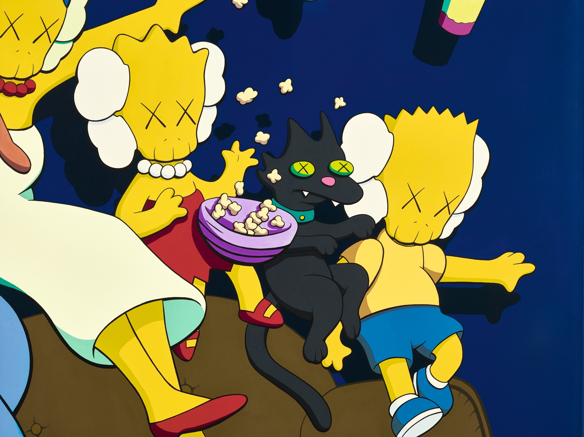 KAWS | UNTITLED (KIMPSONS #1) (2004) | MutualArt