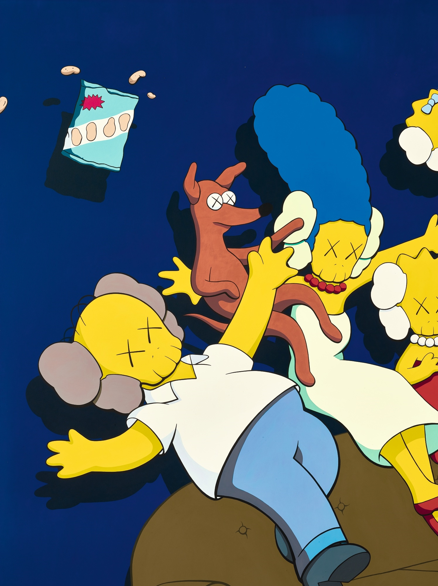 KAWS | UNTITLED (KIMPSONS #1) (2004) | MutualArt