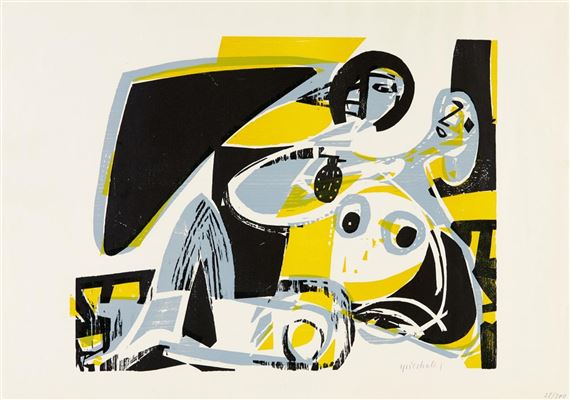 EROS II (NARZISS) by HAP  Grieshaber, 1954