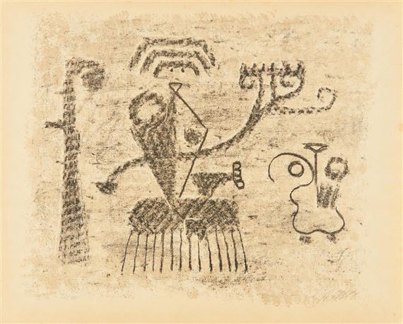 Sumerische Legenden by Willi Baumeister, 1947