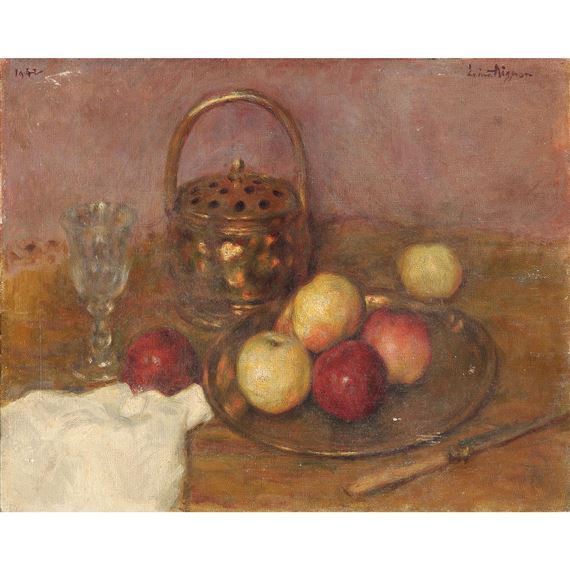 NATURE MORTE AUX FRUITS by Lucien Réne Mignon