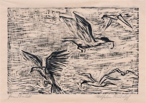 Wilhelm Rudolph | Vögel (1920) | MutualArt