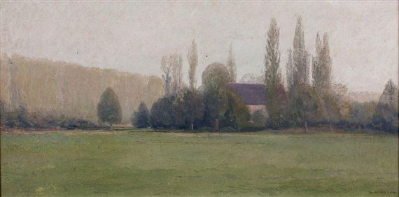 La ferme by Adolpe Giraldon