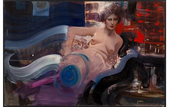 Nude by John Conrad Berkey